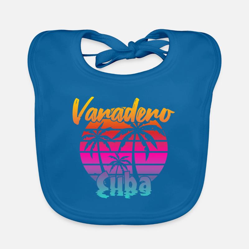 Varadero Cuba Sunset Organic Baby Bibs