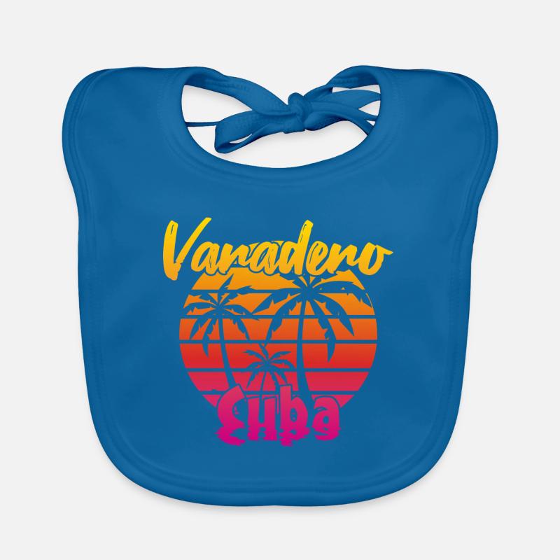 Varadero Cuba Sunset Organic Baby Bibs