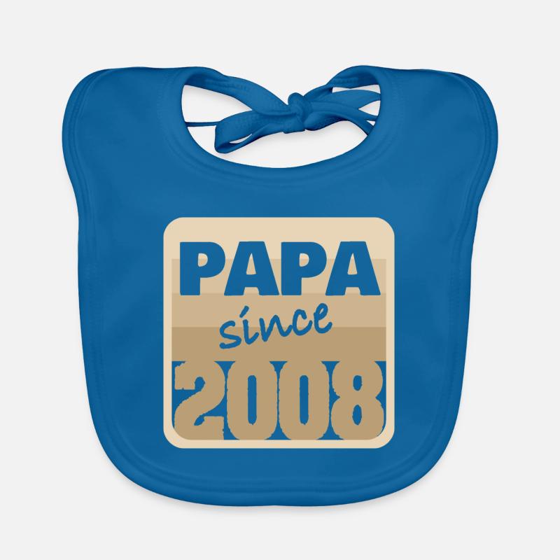 2008 2008 - Baby Bio-Lätzchen - Pfauenblau