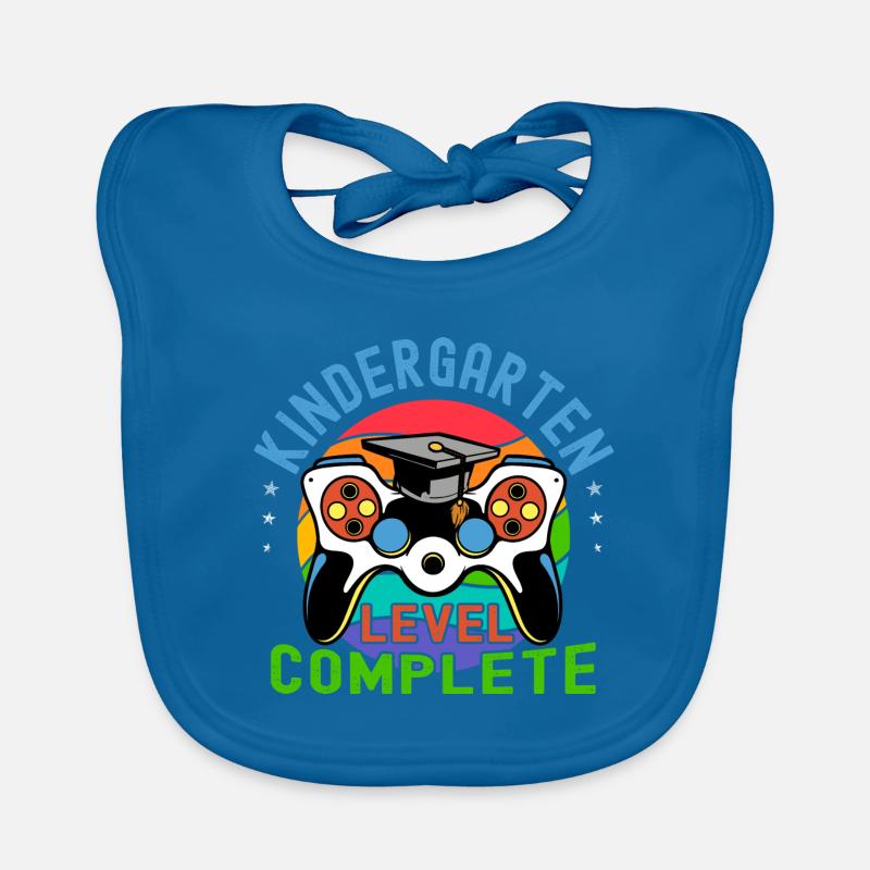 Kids Kindergarten Level Complete Graduation Class Organic Baby Bibs