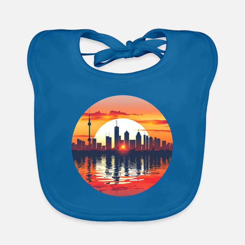 Worms Skyline Baby Bio-Lätzchen