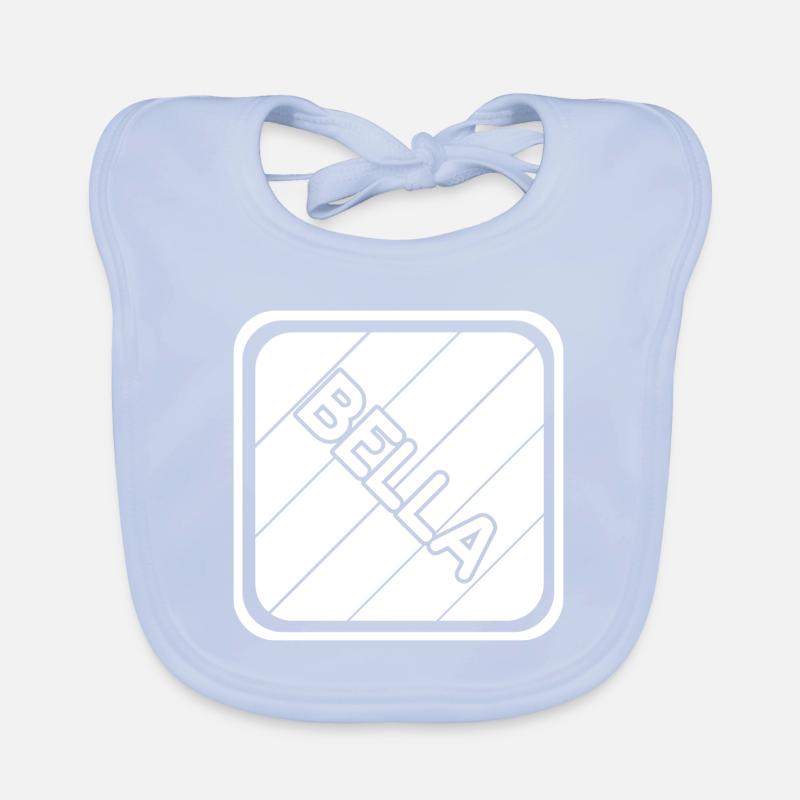Mädchenname Bella Baby Bio-Lätzchen