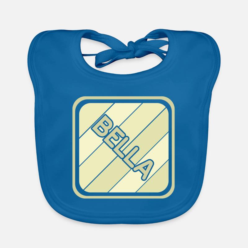 Mädchenname Bella Baby Bio-Lätzchen