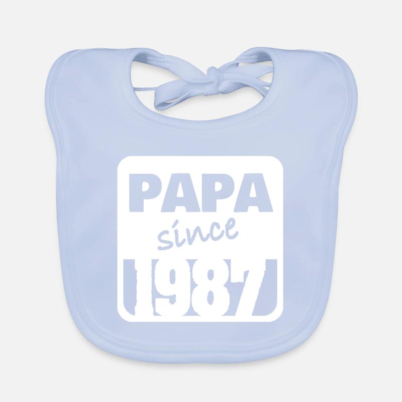 Papa 1987 Bavoir bio Bébé