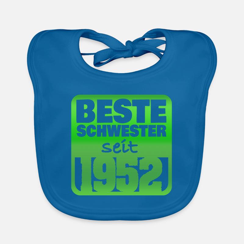 Geschwister 1952 Baby Bio-Lätzchen
