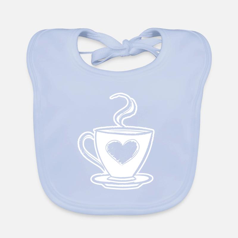 Coffee Organic Baby Bibs