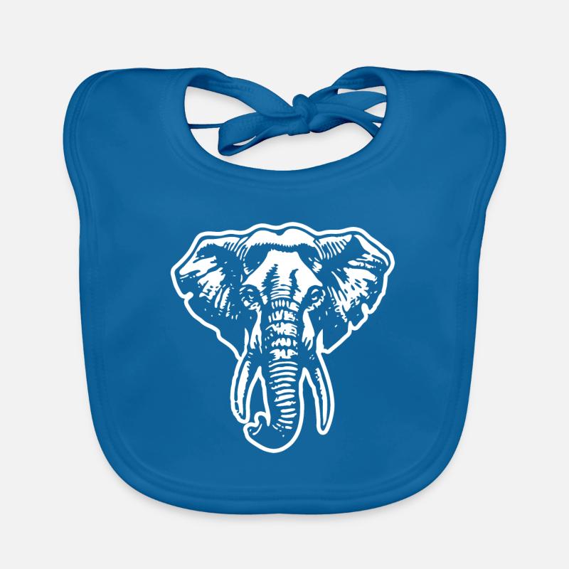 Éléphant Eléphant Bavoir bio Bébé