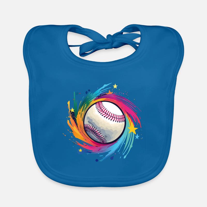 Baseball Baby Bio-Lätzchen