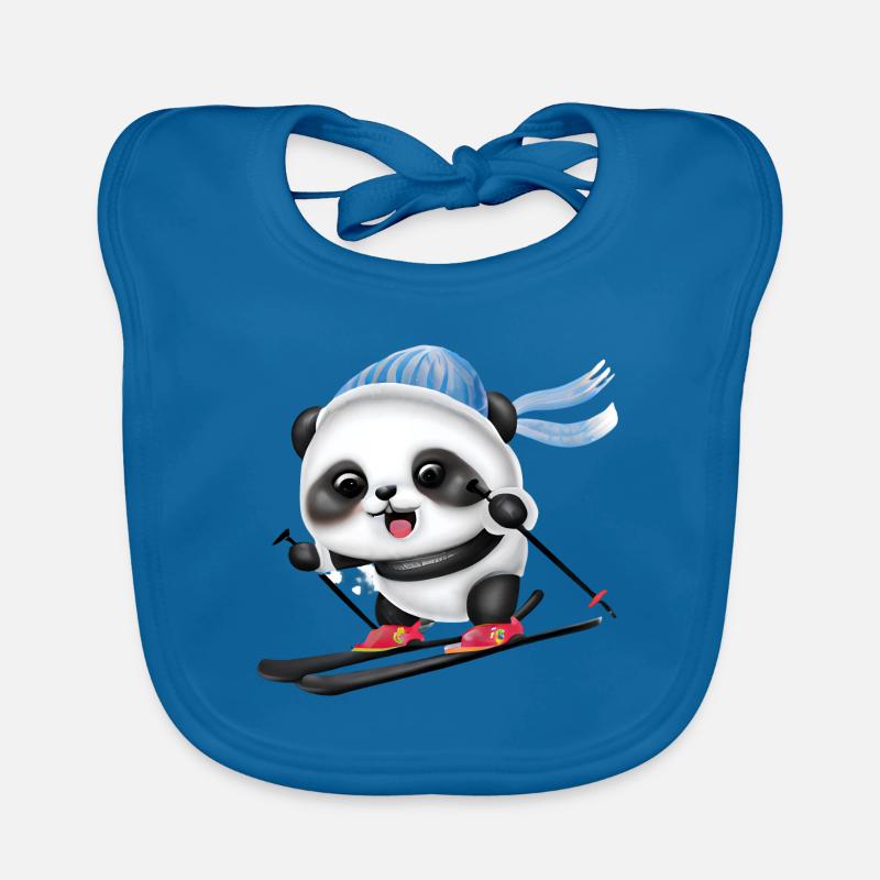 Ski Panda Bavoir bio Bébé
