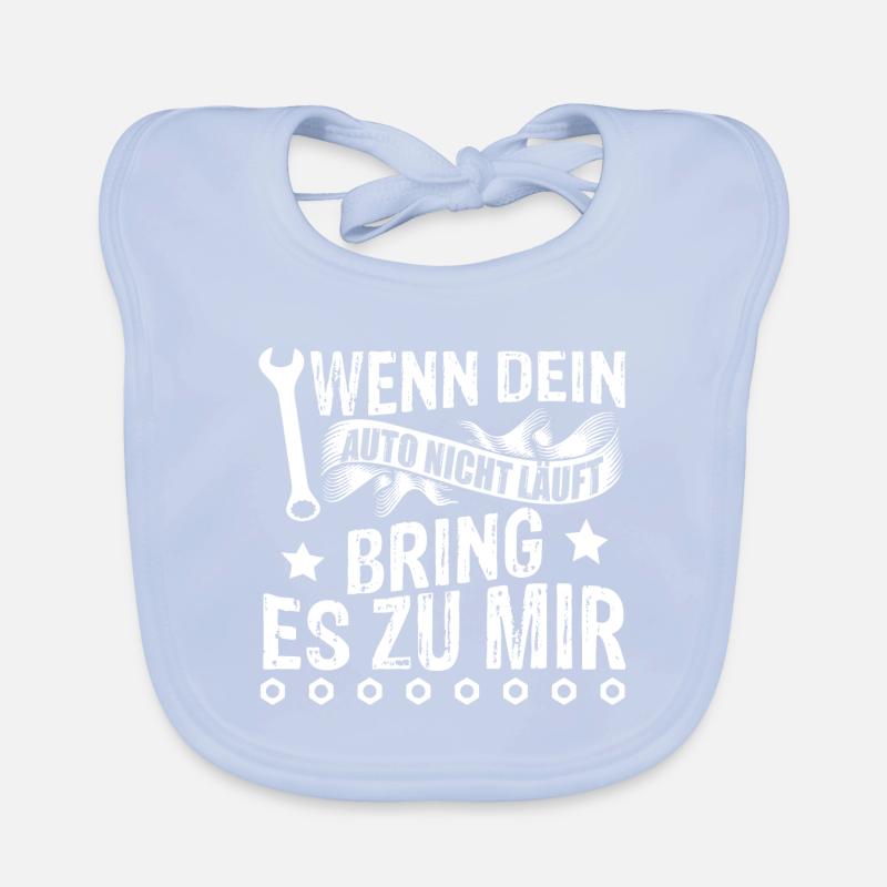 Schrauber Mechaniker Auto Motor Baby Bio-Lätzchen