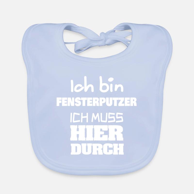 Beruf Fensterputzer Baby Bio-Lätzchen