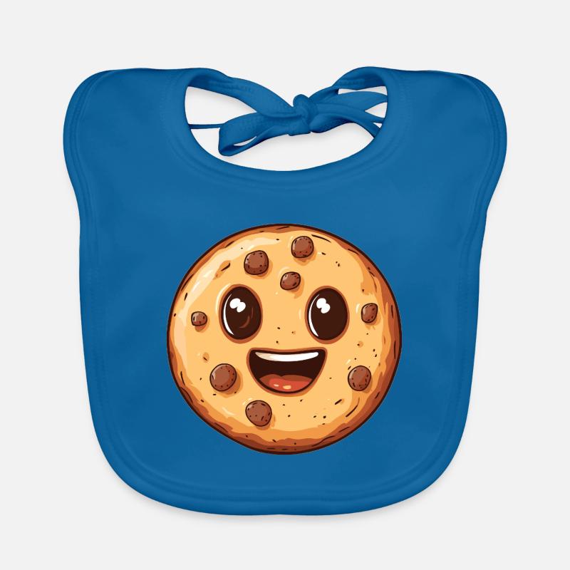 Lachender Cookie Baby Bio-Lätzchen