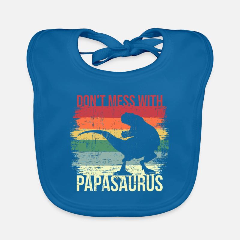 Papasaurus Rex Baby Bio-Lätzchen