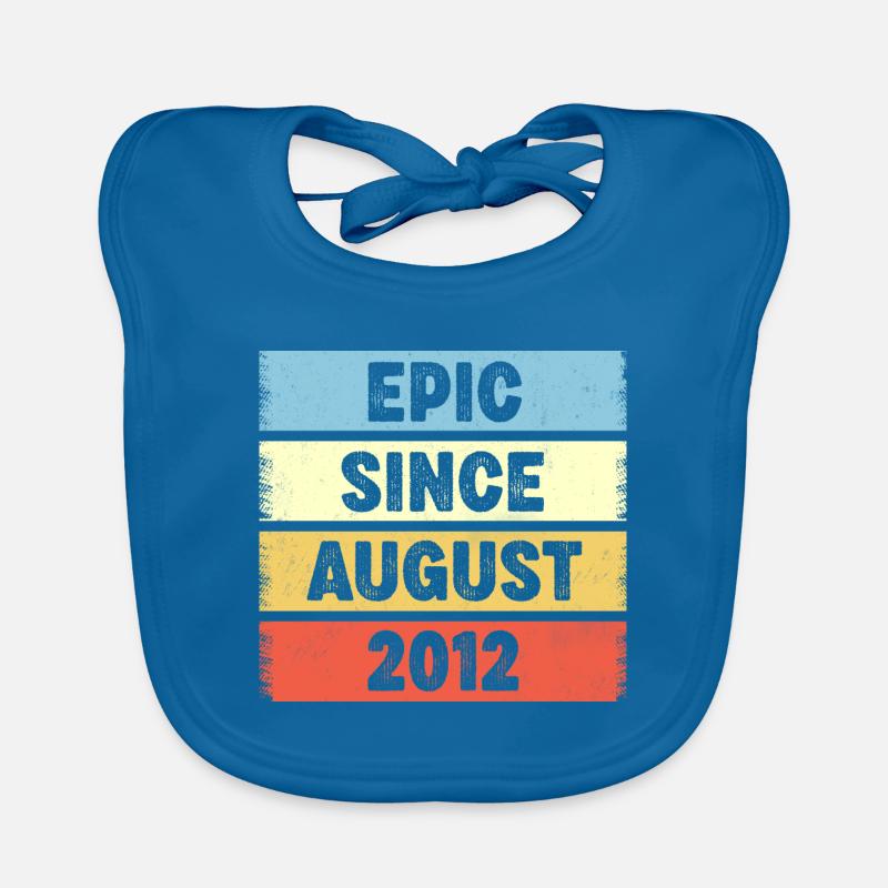 Epic Since August 2012 10. Geburtstag Baby Bio-Lätzchen