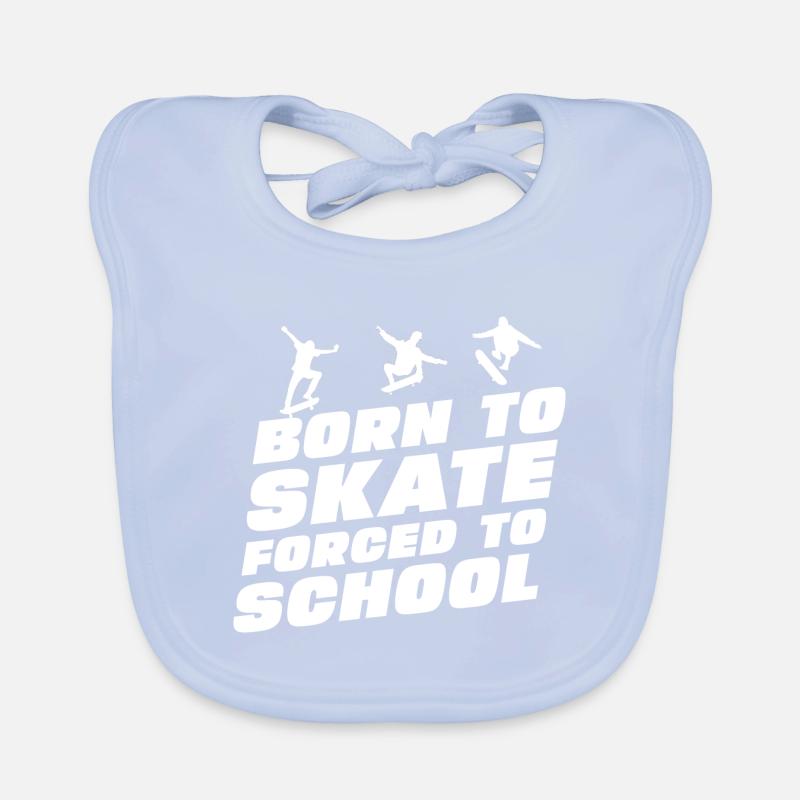 Drôle de slogan de skateboard Bavoir bio Bébé