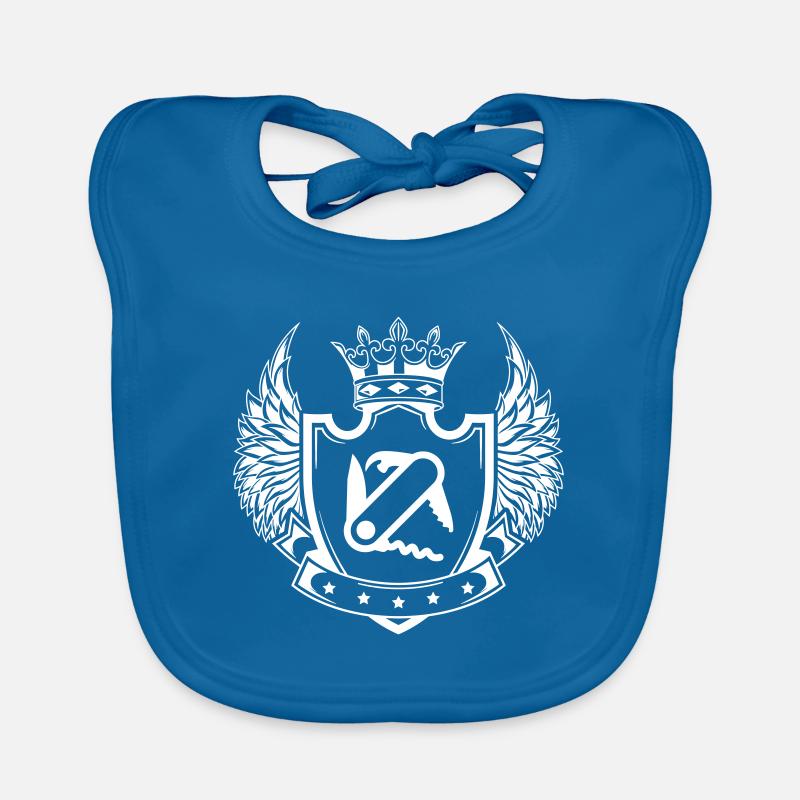Taschenmesser Schild Baby Bio-Lätzchen