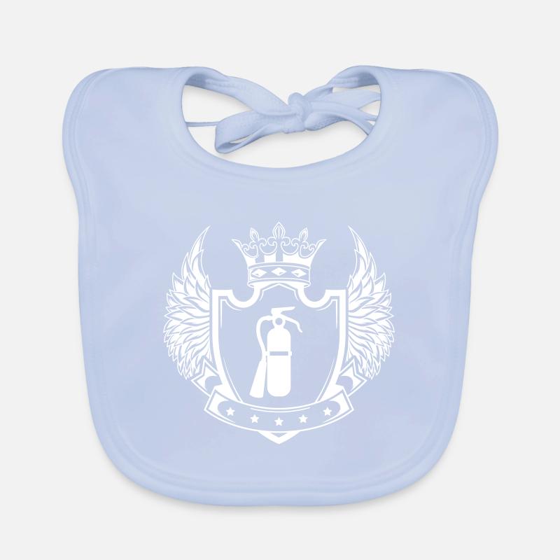 Fire extinguisher shield Organic Baby Bibs