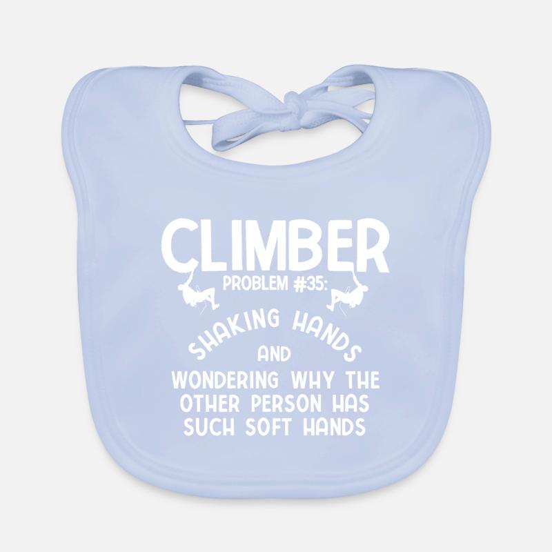 Klettern Bouldern Baby Bio-Lätzchen