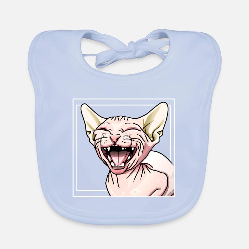 Sphynx Katze Baby Bio-Lätzchen