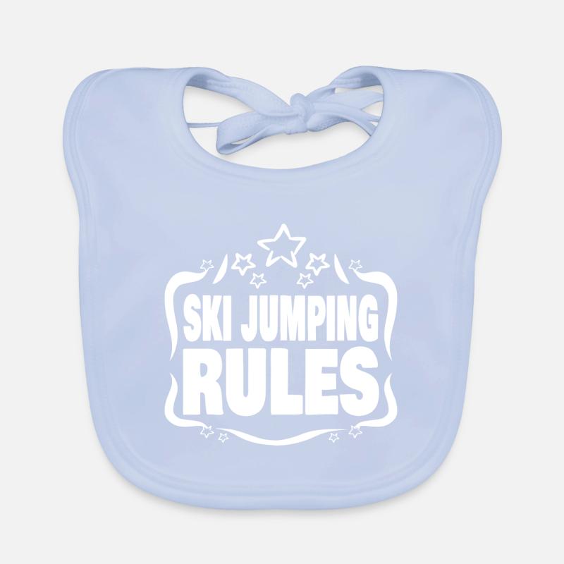 Saut à ski Bavoir bio Bébé
