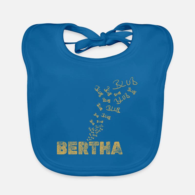 Bertha als Boot Baby Bio-Lätzchen