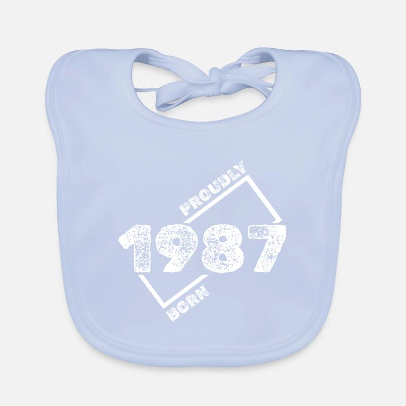 Born in 1987 Organic Baby Bibs