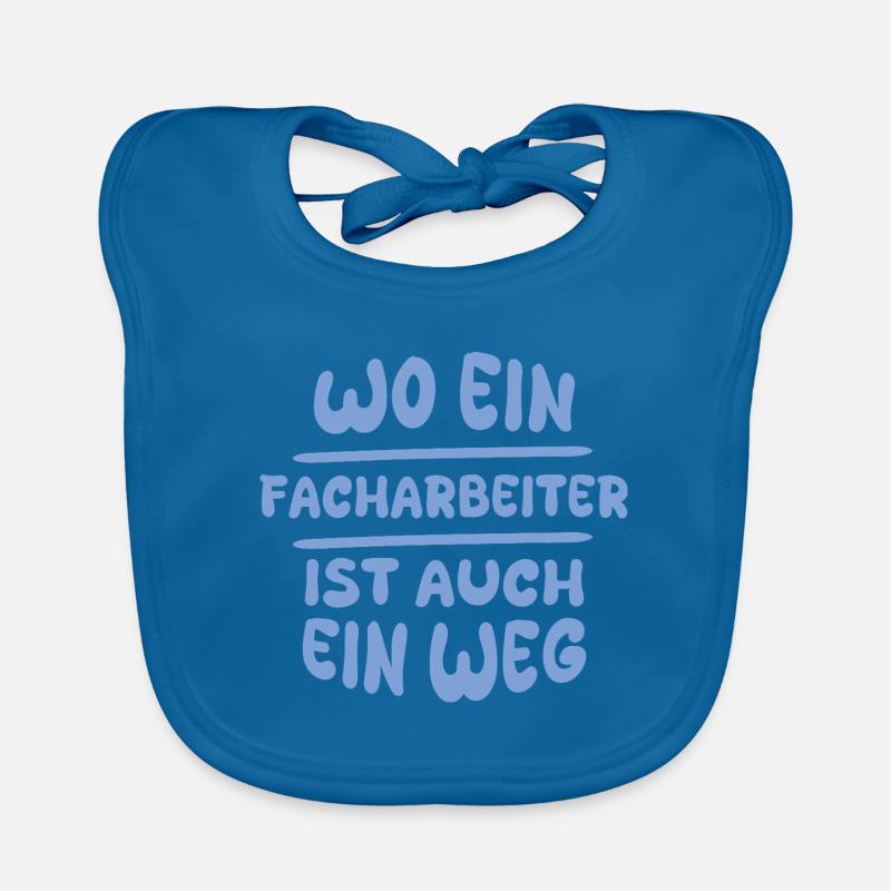 Skilled workers as skilled workers Organic Baby Bibs
