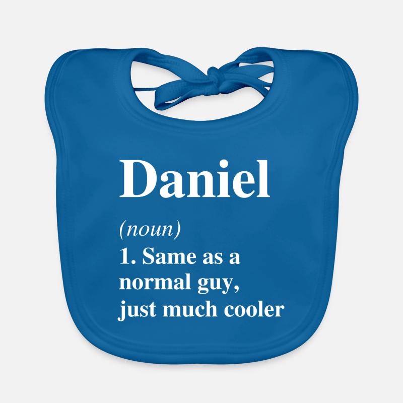 Daniel Définition Cool Nom Dire Cadeau Bavoir bio Bébé