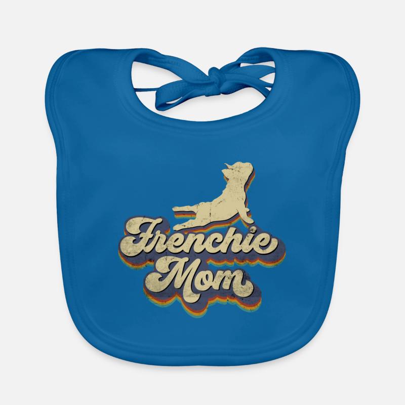 Frenchie Mom Bully Bully Bully bully français Bavoir bio Bébé