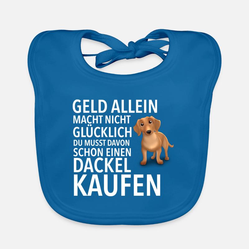 Dackel Glücklich - Dackel Baby Bio-Lätzchen