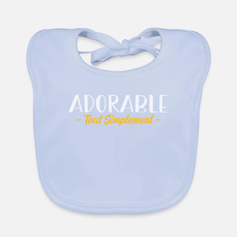 Tout simplement adorable Bavoir bio Bébé