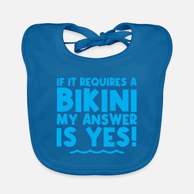 Se richiede un bikini, la mia risposta è sì 2 Bavaglino ecologico per neonato
