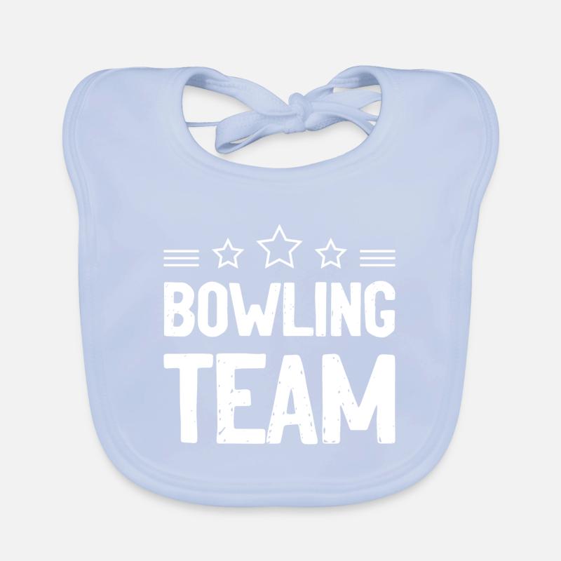 Bowling Team Mannschaft Baby Bio-Lätzchen