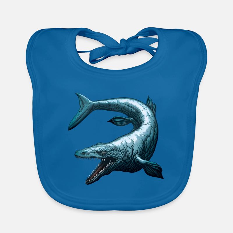Mosasaur Organic Baby Bibs
