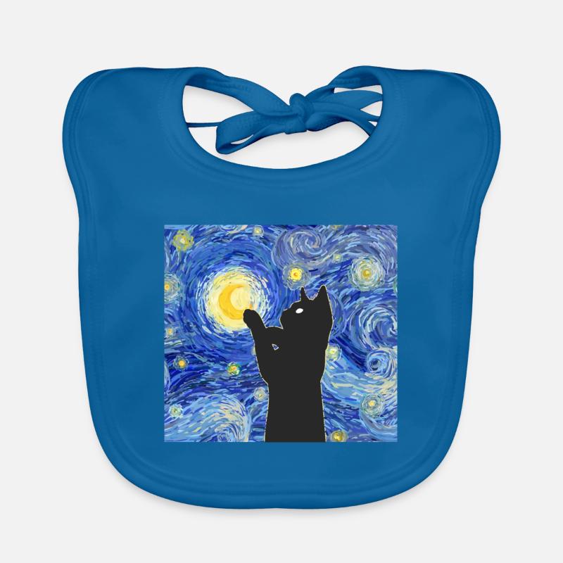 Vincent Van Gogh Chat Bavoir bio Bébé