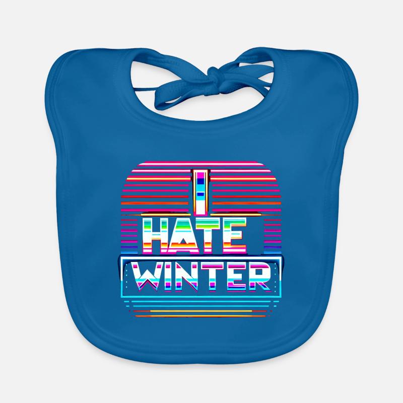 I Hate Winter 9 Organic Baby Bibs