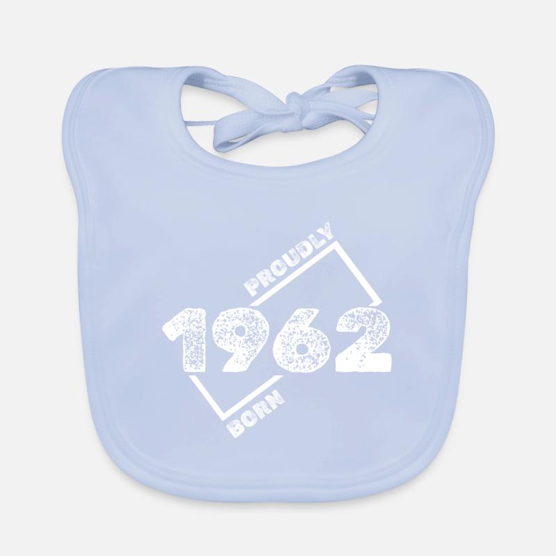 Born in 1962 Organic Baby Bibs