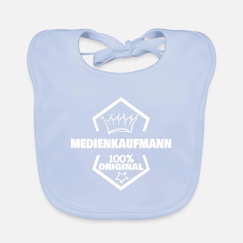 Work Media clerk Organic Baby Bibs
