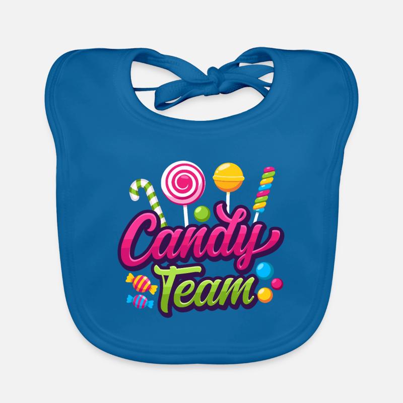Candy Team Candy Candies Organic Baby Bibs