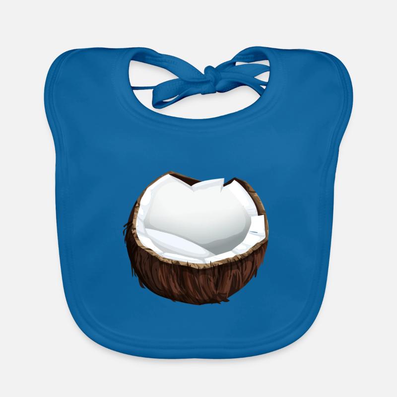 Noix de coco noix de coco fruits de noix de coco Bavoir bio Bébé