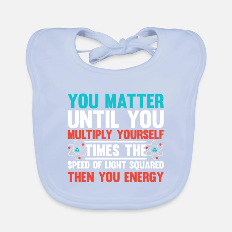 physics Organic Baby Bibs