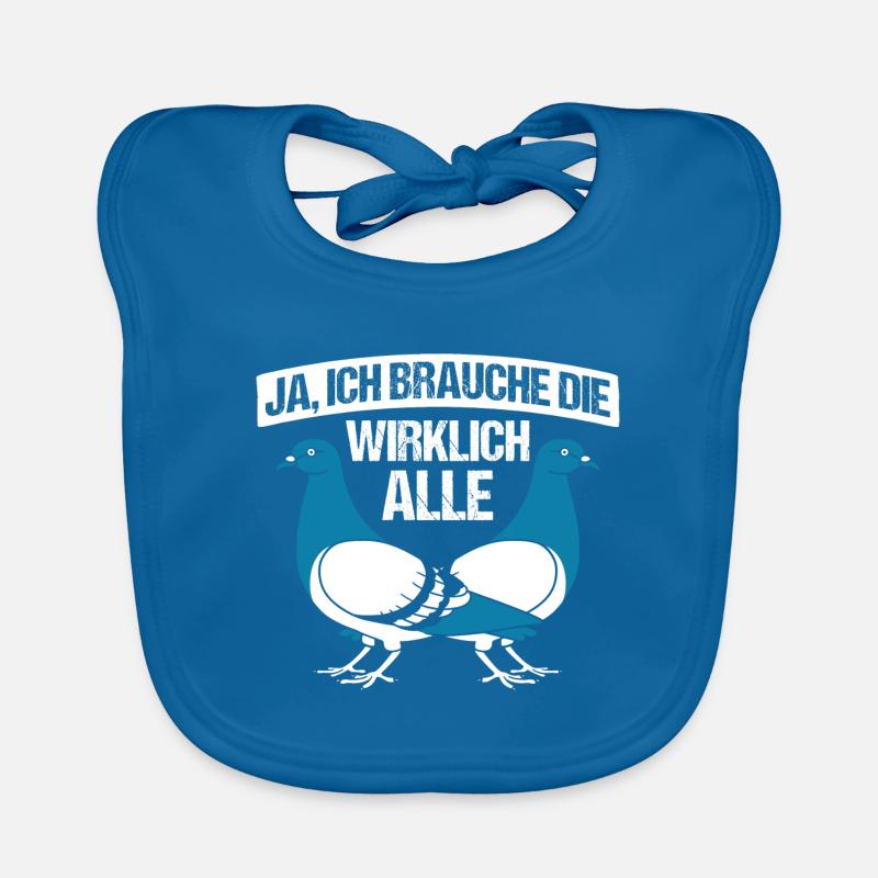 Taube Vogel Baby Bio-Lätzchen