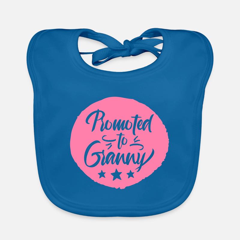 Zur Großmutter befördert Großmama Omi Oma Baby Bio-Lätzchen