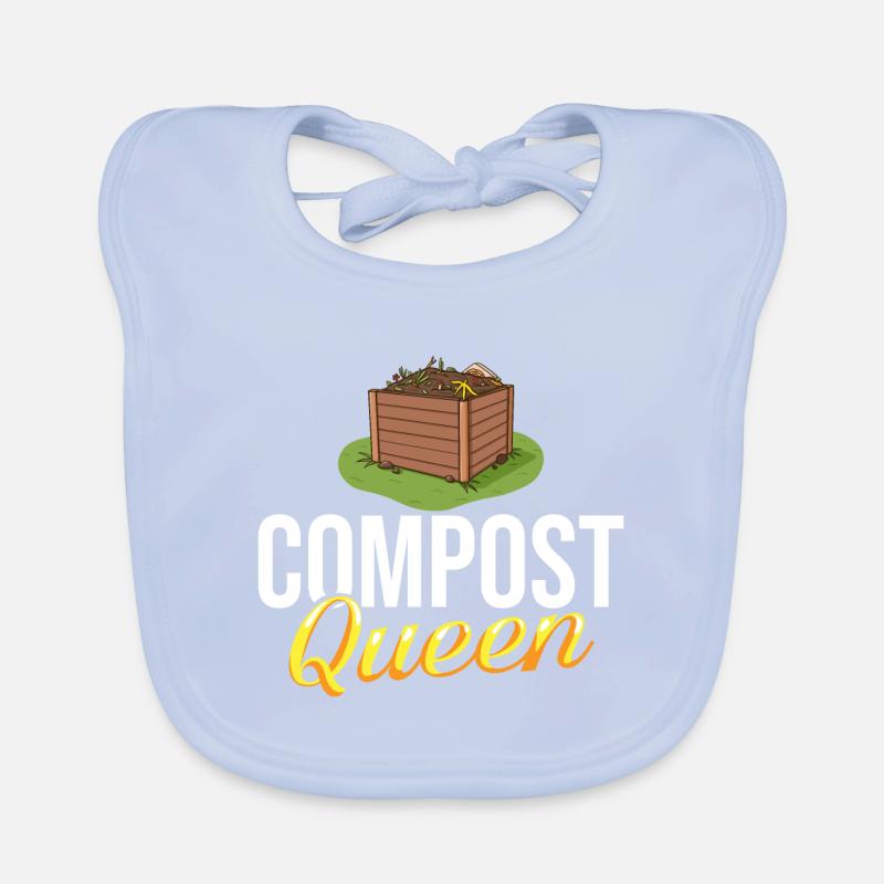 Composting Compost Worm Waste Organic Baby Bibs
