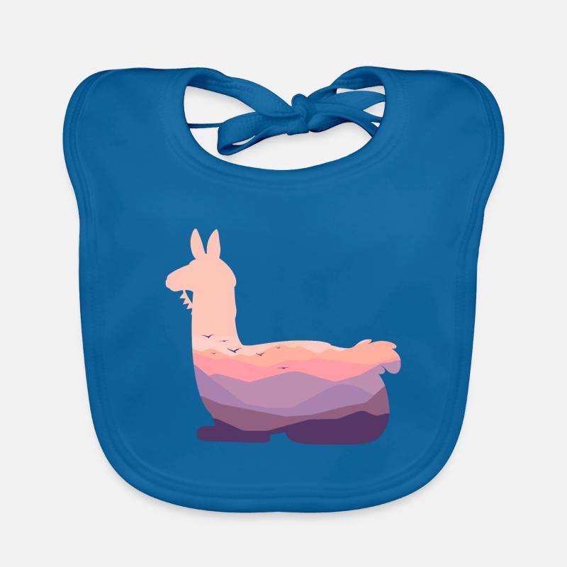 Llama Organic Baby Bibs