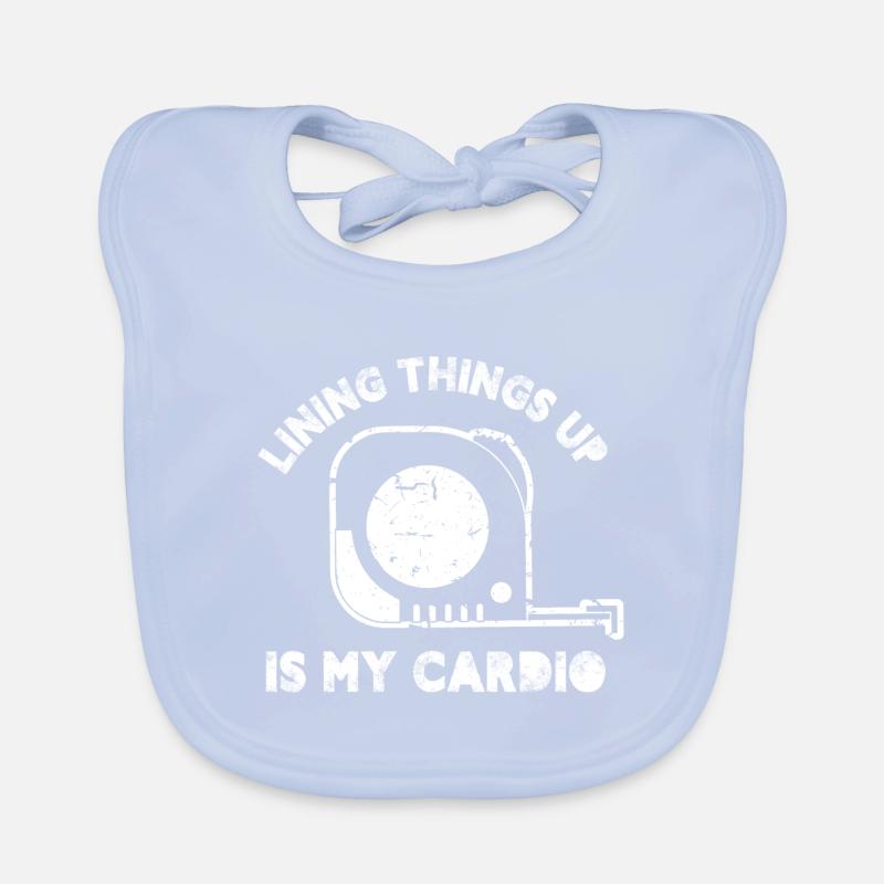 Aligner les choses est mon cardio Bavoir bio Bébé