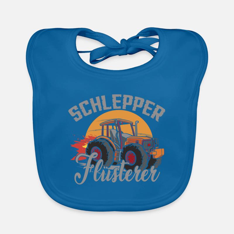 Schlepper Flüsterer Baby Bio-Lätzchen
