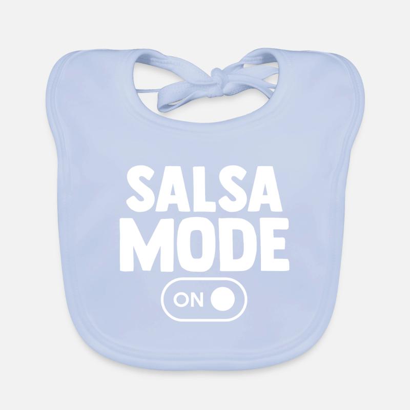 Salsa Dance Dancer Organic Baby Bibs