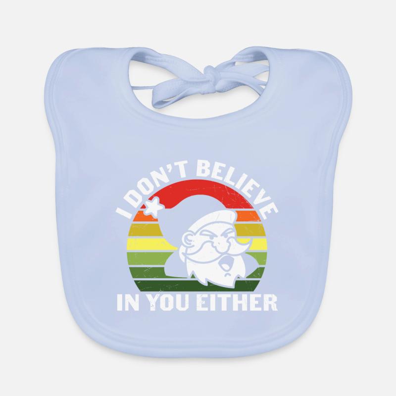 Weihnachtsmann Pullover -Weihnachten Geschenke Baby Bio-Lätzchen