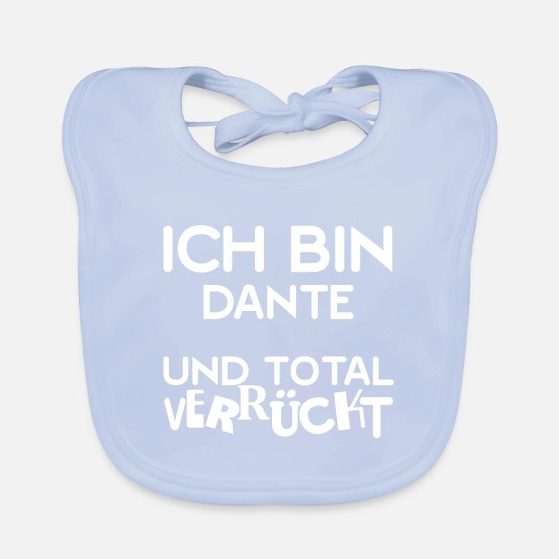 First name Dante Organic Baby Bibs